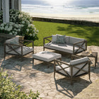 Modway Northlake 5-Piece Outdoor Patio Teak Wood Furniture Set