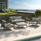 Modway Northlake 5-Piece Outdoor Patio Teak Wood Furniture Set