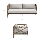 Modway Northlake 5-Piece Outdoor Patio Teak Wood Furniture Set