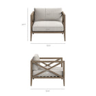 Modway Northlake 5-Piece Outdoor Patio Teak Wood Furniture Set