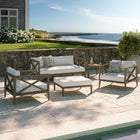 Modway Northlake 5-Piece Outdoor Patio Teak Wood Furniture Set