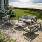 Modway Northlake 5-Piece Outdoor Patio Teak Wood Furniture Set