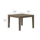 Modway Northlake 3-Piece Outdoor Patio Teak Wood Furniture Set with Chaise Lounges and Side Table