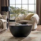 Modway Mella 32 Inch Metal Hammered Coffee Table