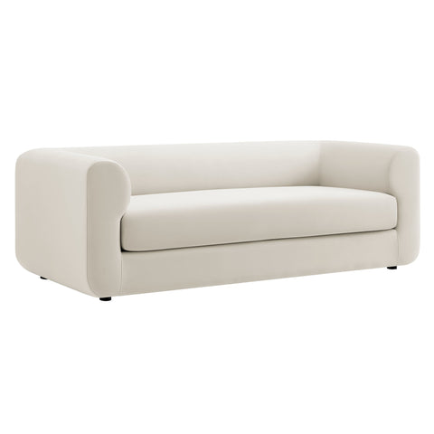 Modway Leif 89" Performance Velvet Upholstered Sofa  