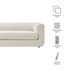 Modway Leif 89" Performance Velvet Upholstered Sofa
