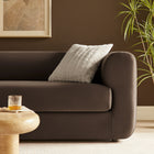 Modway Leif 89" Performance Velvet Upholstered Sofa