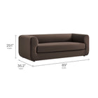 Modway Leif 89" Performance Velvet Upholstered Sofa
