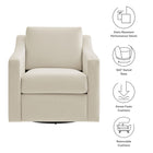Modway Liora Performance Velvet Armchair
