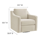 Modway Liora Performance Velvet Armchair