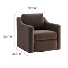 Modway Liora Performance Velvet Armchair