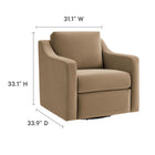Modway Liora Performance Velvet Armchair