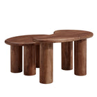 Modway Hackney Mango Wood Nesting Coffee Table Set