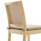 Modway Ovard Wood and Rattan Dining Chair