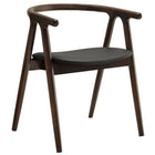Modway Henry Vegan Leather and Wood Dining Chair  