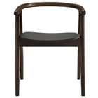 Modway Henry Vegan Leather and Wood Dining Chair