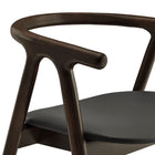 Modway Henry Vegan Leather and Wood Dining Chair