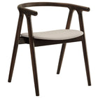 Modway Henry Vegan Leather and Wood Dining Chair  
