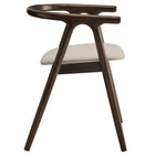Modway Henry Vegan Leather and Wood Dining Chair