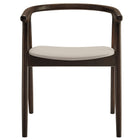 Modway Henry Vegan Leather and Wood Dining Chair