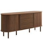 Modway Harlan 67" Fluted Oval Sideboard Cabinet  