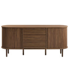 Modway Harlan 67" Fluted Oval Sideboard Cabinet