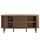 Modway Harlan 67" Fluted Oval Sideboard Cabinet
