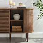 Modway Harlan 67" Fluted Oval Sideboard Cabinet