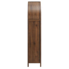 Modway Calista 79" Tall Wide Rattan Arched Storage Cabinet