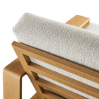 Modway Lirienne Outdoor Patio Aluminum Faux Wood Armchairs Set of 2