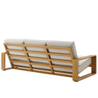 Modway Lirienne Outdoor Patio Aluminum Faux Wood Sofa