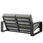 Modway Lirienne Outdoor Patio Aluminum Loveseat
