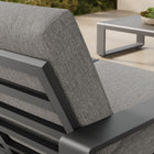 Modway Lirienne Outdoor Patio Aluminum Loveseat