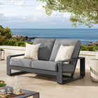 Modway Lirienne Outdoor Patio Aluminum Loveseat