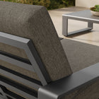Modway Lirienne Outdoor Patio Aluminum Loveseat