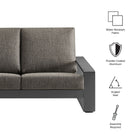 Modway Lirienne Outdoor Patio Aluminum Loveseat