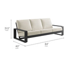 Modway Lirienne Outdoor Patio Aluminum Sofa