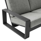 Modway Lirienne Outdoor Patio Aluminum Sofa