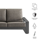Modway Lirienne Outdoor Patio Aluminum Sofa