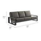 Modway Lirienne Outdoor Patio Aluminum Sofa