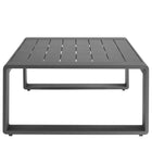 Modway Lirienne 2-Piece Outdoor Patio Aluminum Furniture Set