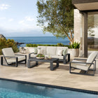 Modway Lirienne 4-Piece Outdoor Patio Aluminum Furniture Set EEI-7306