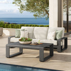 Modway Lirienne 2-Piece Outdoor Patio Aluminum Furniture Set