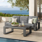 Modway Lirienne 2-Piece Outdoor Patio Aluminum Furniture Set