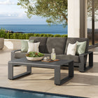 Modway Lirienne 2-Piece Outdoor Patio Aluminum Furniture Set