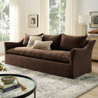 Modway Somerset 92" Linen Blend Slipcovered Sofa