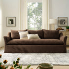 Modway Somerset 92" Linen Blend Slipcovered Sofa