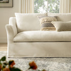 Modway Somerset 92" Linen Blend Slipcovered Sofa