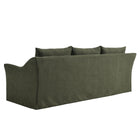 Modway Somerset 92" Linen Blend Slipcovered Sofa