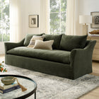 Modway Somerset 92" Linen Blend Slipcovered Sofa